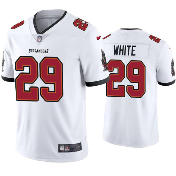 Men's Tampa Bay Buccaneers #29 Rachaad White White Vapor Untouchable Limited Stitched Jersey - Click Image to Close